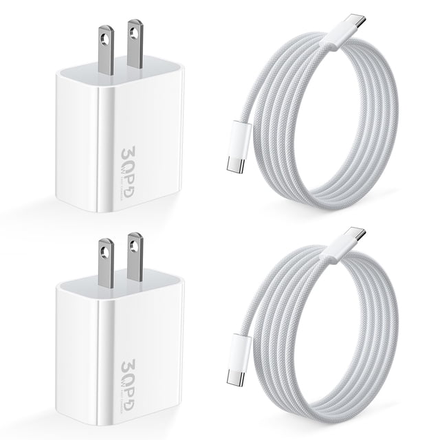 Cargador de pared ZEALBON 30W USB-C de carga rápida para iPhone 16