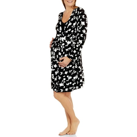 Nurture By Lamaze Maternity Chemise And Robe Sleepwear Set Nurture By Lamaze Maternity Chemise And Robe Sleepwear Set