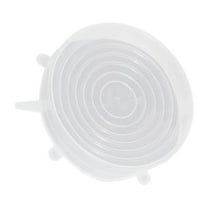 Food Grade Silicone Stretch Lids | Set (18.5cm-6cm) | Airtight Bowl Covers for Fresh Food Storage | Heat-Resistant, Reusable & Dishwasher Safe | Fits Round & Irregular Containers