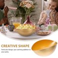 thumbnail image 4 of BESTYASH Golden Iron Popcorn Bowl - 1-Piece Snack Storage Container for Movie , Parties, and Home Use, 4 of 8