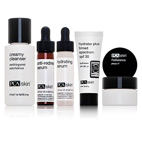 PCA Skin The Sensitive Dry Skin Solution Kit 5 Piece Set with Travel