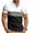 Black, variant on Casual Golf Shirts for Men Short Sleeve Fashion Print Shirt Classic Striped Lightweight Collared T-Shirts
