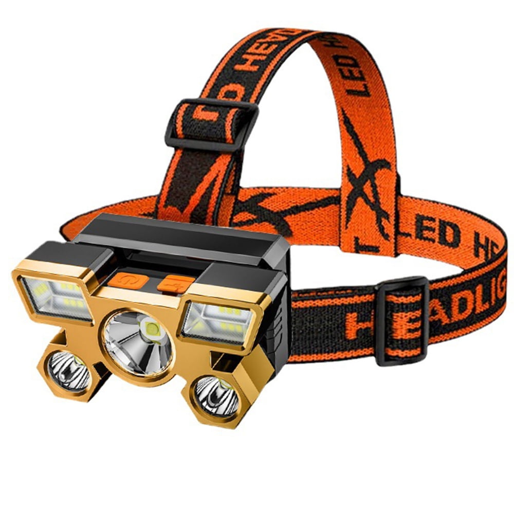 Rechargeable Led Headlight Super Bright Headlamp Work Light Strap Led