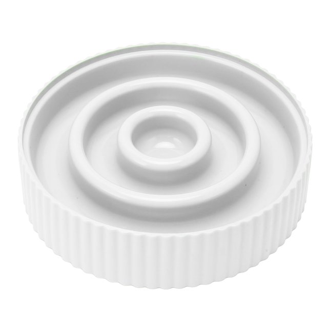 Dog Puzzle Bowl, Prevent Choking Slip Proof Stable Base Slow Feeder Pet Bowl For Small Medium Dogs Green,White,Beige