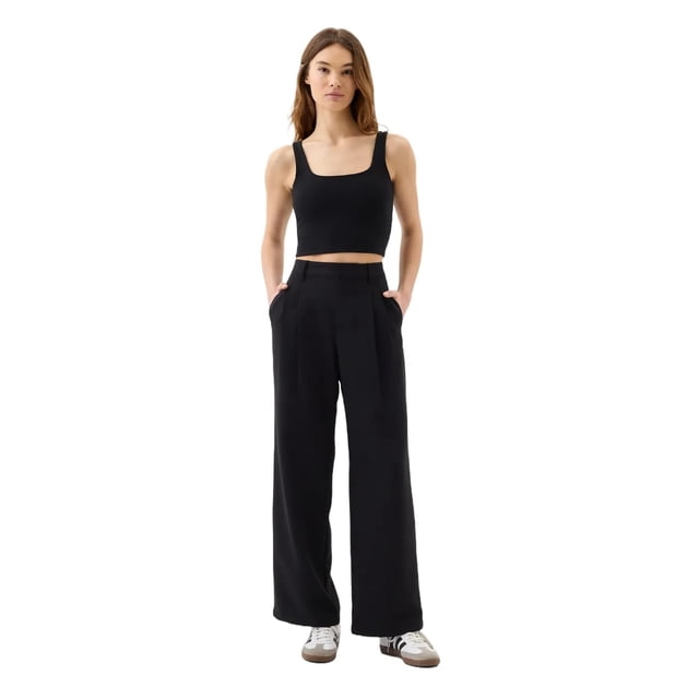Pantalones GAP Mujer Easy Trouser Negro Intenso V2 Talle 10