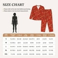 thumbnail image 5 of Uemuo Tomatoes Pattern Womens Pajama Sets,PJ Set for Women,Pajamas for Women Logo,Long Sleeve Pajama Set for Women,Soft Long Sleeve Top With Pants-XX-Large, 5 of 9