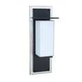 thumbnail image 2 of ZA2512-SSMN-LED Craftmade Lighting Outdoor Wall Lantern Transitional Glass Approved for Wet Locations in Transitional Style - 6.89 inches wide by 19.7, 2 of 13