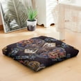 thumbnail image 7 of Boho Paisley Meditation Cushion, Square Floor Pillow for Sitting on Floor, Yoga and Reading Pillows for Home Use 22 x 22, 7 of 7