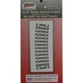 thumbnail image 2 of Atlas HO Scale Code 100 15" Radius Half-Curve 4-Pack Model Train Track, 2 of 2