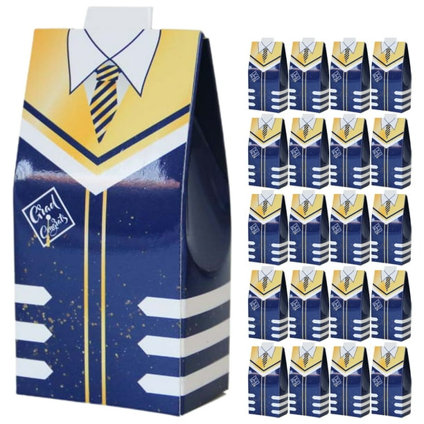 50 cajas de dulces de graduación, regalos para fiestas de graduación, cajas de regalo de graduación, cajas de dulces de papel.
