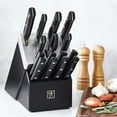 thumbnail image 3 of Henckels Solution 16-pc Self-Sharpening Knife Block Set - Black, 3 of 8