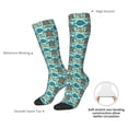 thumbnail image 4 of Naloa Turtles And Seahorses Thigh High Socks Extra Long Stretchy Sock Women Over Knee High Opaque Stocking Daily Wear, 4 of 6