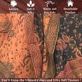 thumbnail image 4 of Women's Paisley Pashmina Double Sided Wrap Scarf Stole, 4 of 4