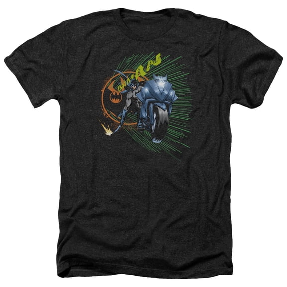 Batman - Batcycle - Heather Short Sleeve Shirt - Small
