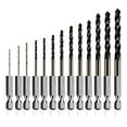 thumbnail image 1 of Hex Shank Cobalt Metric Bits Set Of 13 Pieces Quick Change HSS Impact Driver Hex Bits for Metal, 1 of 6
