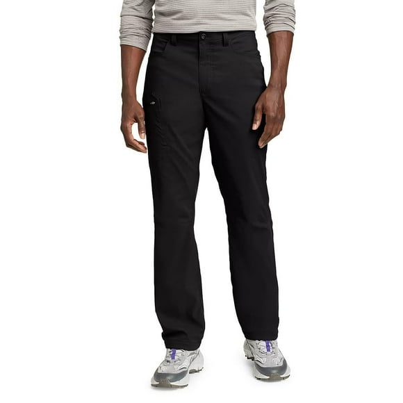 Eddie Bauer Pantalon Imperméable Doublé pour Hommes, Noir Imperméable, 38W x 30L