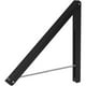 thumbnail image 1 of Perchero retráctil para ropa Laklulu Anjuer, perchero plegable para colgar en la pared, escurridor de platos para lavandería, armario de almacenamiento de aluminio, fácil instalación (negro), 1 of 5