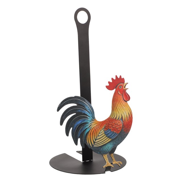 ADDHAT De Toalla De Estilo Granja Con Soporte Metálico Decorativo Para Cocina