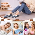 thumbnail image 6 of Ecetana Women's Fuzzy Slippers Warm Plush House Shoes Slip On Winter Cozy Bedroom Slippers, 6 of 8