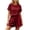Z75 Wine, variant on Mifsaly Short Outfits for Women 2 Piece Sets Textured Summer Casual Tops and High Waisted Relaxed Shorts Lightweight Beach Vacation Matching Lounge Clothes Army Green,XL