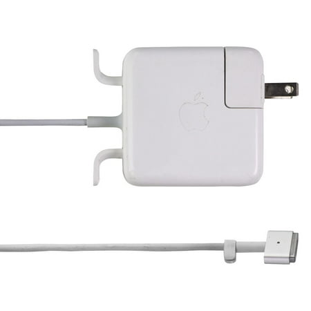 Restored Apple (45-Watt) MagSafe 2 Power Adapter with Folding Wall Plug - White (A1436) (Refurbished)