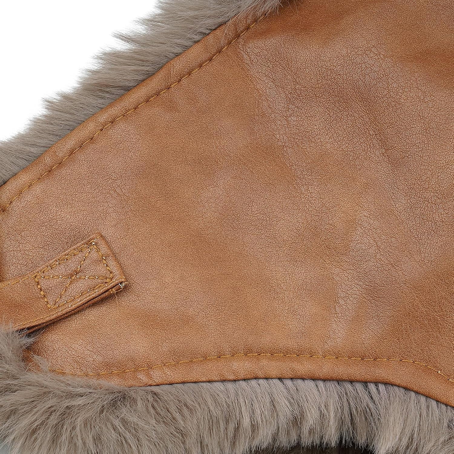 Zhengup Aviator Faux Leather Trapper Eskimo Earflap Hunting Hat Cold Weather Winter Gear Russian Ushanka Cossack Trooper Hat