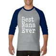 thumbnail image 1 of Artix - Mens Raglan Sleeve Baseball T-Shirts, up to Size 3XL - Best Nana, 1 of 4
