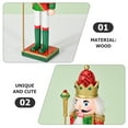 thumbnail image 2 of Nutcracker Ornament Decor Wood Nutcrackers for Xmas Holiday Gifts Stocking Stuffers, 2 of 6