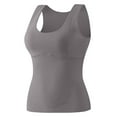 thumbnail image 2 of Abomasnow Women Shapewear Tank Top Tummy Control Compression Tank Crew Neck Camisole Seamless Body Shaper Cami Tops, 2 of 7