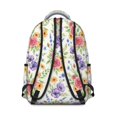 thumbnail image 3 of Pioneer Flower Floral Print Pattern Backpack for School, Cute School Bag with Adjustable Shoulder Straps and Padded Back, 15.3"x11"x7.1", 3 of 5