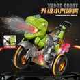 thumbnail image 2 of Remote Control Dinosaur Motorcycle Stunt Remote Control Car Electric Spray Sound and Light Children's Dinosaur Toy Car, 2 of 4