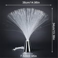 thumbnail image 4 of LED Fiber Optic Lamp 13.38 "Sensory Light Color Changing USB Battery Powered Fiber Light, Color Changing Crystal Base – Fiber Optic Light Sensory Lamp For Room Wedding Party Decorations, 4 of 9