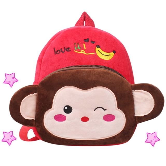 Cute Cartoon Backpack School Bag Suit for 2-4 Years old Baby Boys Girls