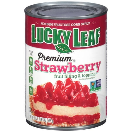 Lucky Leaf Premium Strawberry Rhubarb Fruit Filling & Topping, 21 Ounce (Pack of (Best Strawberry Rhubarb Pie)
