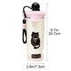 thumbnail image 3 of Botella de agua de acero inoxidable de 600 ml con aislamiento al vacío y pajita desmontable, taza portátil a prueba de fugas para bebidas frías y calientes, para adultos y niños., 3 of 6