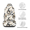 thumbnail image 4 of Honeii Snake Print Car Seat Cover,Car Interior Covers,Universal Fit Seat Protector, Compatible with Most Cars, SUVs, Trucks, and Vans, 4 of 5