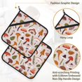 thumbnail image 4 of PRIYAL Retro Groovy Flower Bee Honeycomb Pot Holder Set of 2,Heat Resistant Potholders Oven Hot Pads for Kitchen Cooking Baking BBQ, 4 of 14