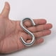 thumbnail image 2 of Paquete de 4 ganchos en forma de S resistentes para colgar plantas de columpio con soporte para hamaca, máximo 500 libras, ganchos utilitarios galvanizados fuertes de 3 pulgadas de largo y 5, 2 of 5