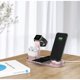 thumbnail image 5 of Base de carga inalámbrica Kertxin, base de carga inalámbrica Qi 4 en 1 para iWatch, iPhone y Airpods, compatible con iPhone 13/12/12Pro/13 Pro/11/11 Pro XS, Samsung S20/S9 (carga iWatch), 5 of 5