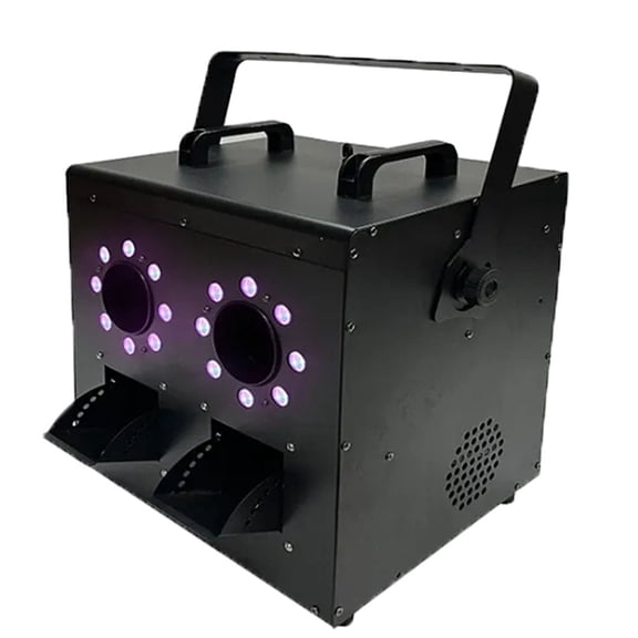 1500W LED Bubble Fog Machine with Remote Control for Stage Atmosphere Impressive Bubble Smoke with Colorful LED