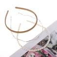 thumbnail image 3 of Accesorios para el cabello de color sólido Unique Bargains 1 Set para mujeres tono plateado color café, 3 of 5