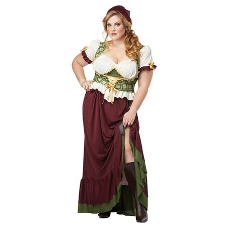 Plus Size Renaissance Wench Costume by California Costumes 01705