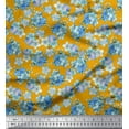 thumbnail image 1 of Soimoi Poly Georgette Fabric Scorpion Grasses Floral Decor Fabric Printed Yard 52 Inch Wide, 1 of 3
