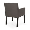 thumbnail image 5 of Spaco Club Chair, Accent Chair, Modern Living Room Chair Arm Chair Barrel Chair with Legs and Padded Seat for Bedroom Reception Room, Gray, 5 of 11