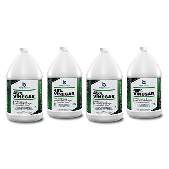 45% Pure Vinegar - Concentrated Industrial Grade (4-Gallons)