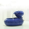 thumbnail image 4 of Pet Fountain Automatic Ceramic Lotus Cat Water Fountain Pet Drinking Fountain, 4 of 8