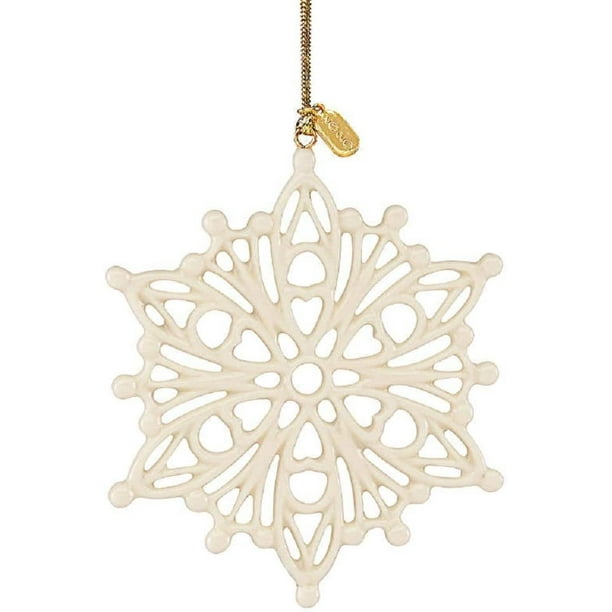 Lenox 2020 Snow Fantasies Snowflake Ornament, 0.20 LB, Ivory Walmart