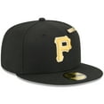 thumbnail image 3 of Men's New Era  Black Pittsburgh Pirates 2025 59FIFTY Day 59FIFTY Fitted Hat with Pins, 3 of 5