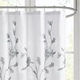 thumbnail image 3 of Madison Park Rideau de Douche Salle de Bain, Design Floral Magnolia Moderne Shabby Chic Tissu de Bain Intimité, 72"x72 Pouces, Aqua, 3 of 5