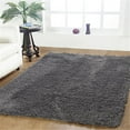 thumbnail image 1 of Affinitylinens PYL3X5SHAG-GRY 4 X 6 ft. Hand-Woven Soft Cozy Shag Rug - Gray, 1 of 1